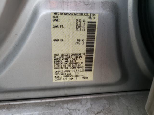 Photo 9 VIN: 1N4AL3AP8FC158415 - NISSAN ALTIMA 2.5 