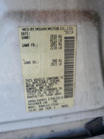 Photo 11 VIN: 1N4AL3AP8FC196369 - NISSAN ALTIMA 2.5 