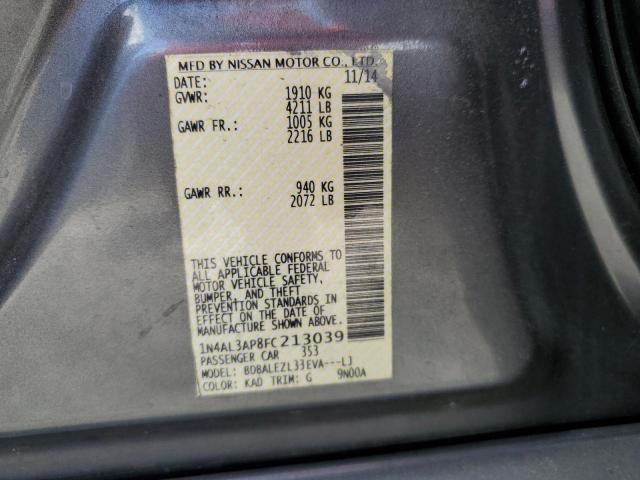 Photo 11 VIN: 1N4AL3AP8FC213039 - NISSAN ALTIMA 2.5 