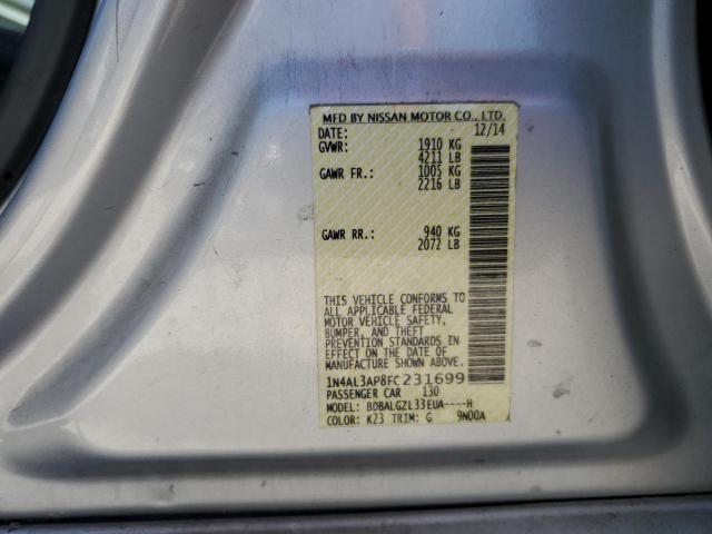 Photo 11 VIN: 1N4AL3AP8FC231699 - NISSAN ALTIMA 