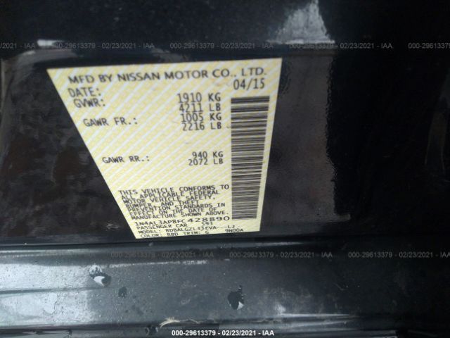 Photo 8 VIN: 1N4AL3AP8FC428890 - NISSAN ALTIMA 