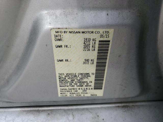 Photo 12 VIN: 1N4AL3AP8FC451814 - NISSAN ALTIMA 2.5 