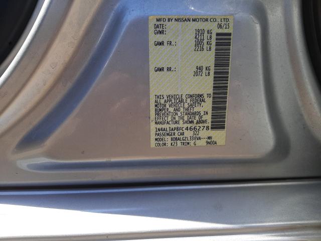 Photo 9 VIN: 1N4AL3AP8FC466278 - NISSAN ALTIMA 2.5 