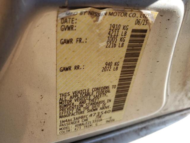 Photo 11 VIN: 1N4AL3AP8FC473540 - NISSAN ALTIMA 2.5 