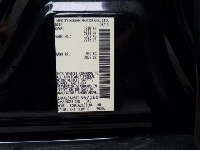 Photo 9 VIN: 1N4AL3AP8FC567160 - NISSAN ALTIMA 2.5 