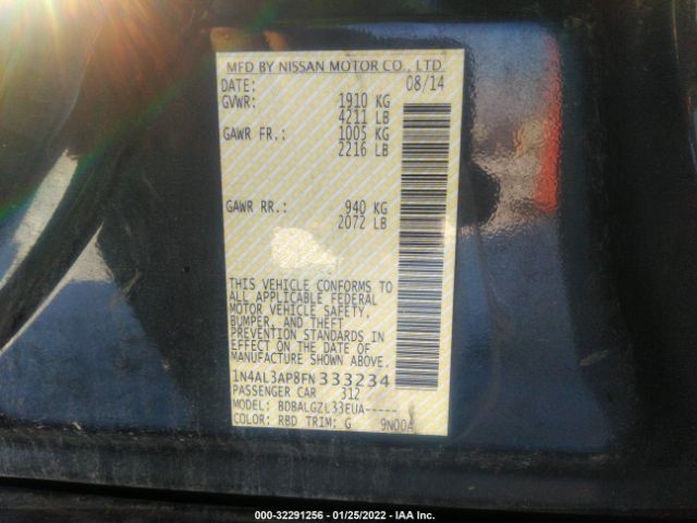 Photo 8 VIN: 1N4AL3AP8FN333234 - NISSAN ALTIMA 