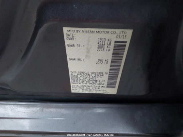 Photo 8 VIN: 1N4AL3AP8FN874896 - NISSAN ALTIMA 