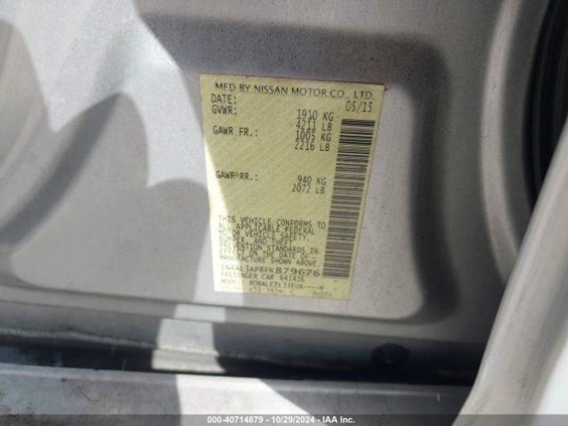 Photo 8 VIN: 1N4AL3AP8FN879676 - NISSAN ALTIMA 