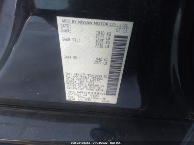 Photo 8 VIN: 1N4AL3AP8FN893948 - NISSAN ALTIMA 