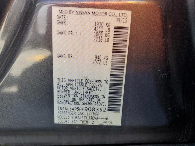 Photo 11 VIN: 1N4AL3AP8FN908352 - NISSAN ALTIMA 2.5 