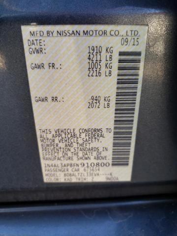 Photo 11 VIN: 1N4AL3AP8FN910800 - NISSAN ALTIMA 2.5 