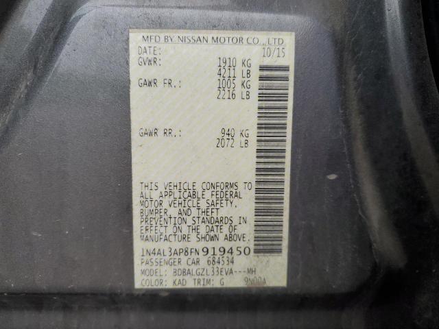 Photo 11 VIN: 1N4AL3AP8FN919450 - NISSAN ALTIMA 