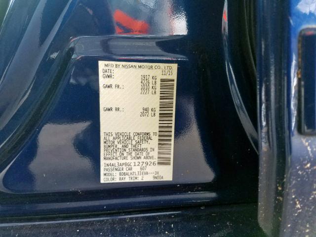 Photo 9 VIN: 1N4AL3AP8GC127926 - NISSAN ALTIMA 