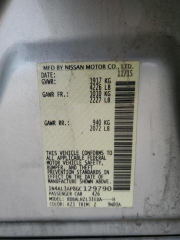 Photo 11 VIN: 1N4AL3AP8GC129790 - NISSAN ALTIMA 2.5 