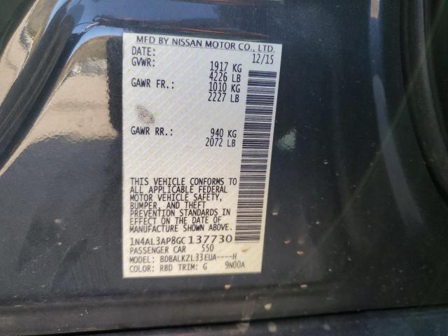 Photo 11 VIN: 1N4AL3AP8GC137730 - NISSAN ALTIMA 2.5 