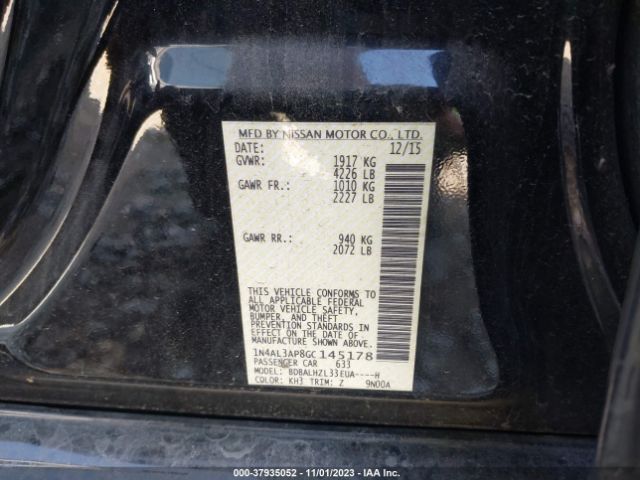 Photo 8 VIN: 1N4AL3AP8GC145178 - NISSAN ALTIMA 