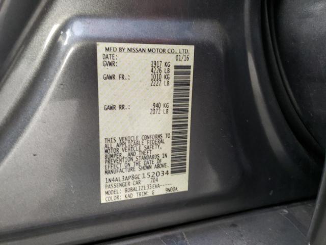 Photo 9 VIN: 1N4AL3AP8GC152034 - NISSAN ALTIMA 2.5 