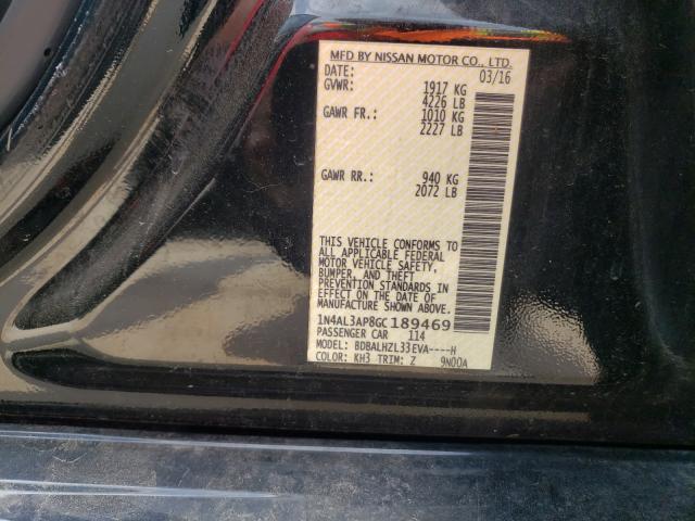 Photo 9 VIN: 1N4AL3AP8GC189469 - NISSAN ALTIMA 2.5 