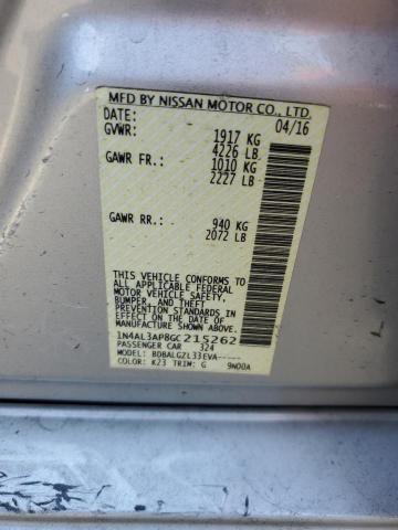 Photo 12 VIN: 1N4AL3AP8GC215262 - NISSAN ALTIMA 