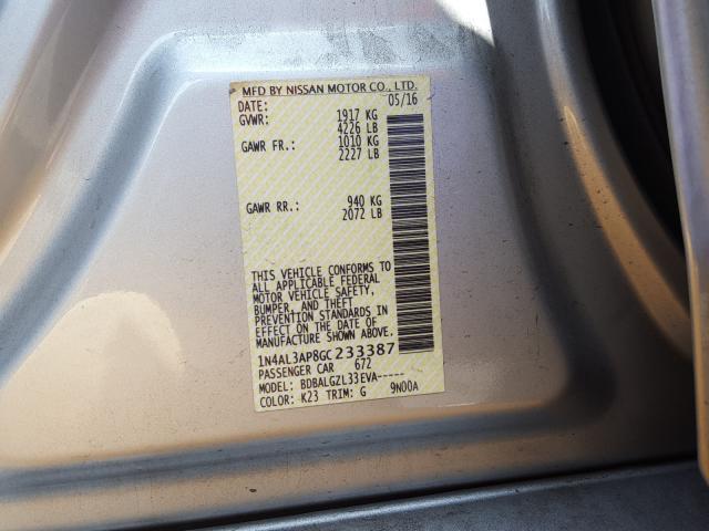 Photo 9 VIN: 1N4AL3AP8GC233387 - NISSAN ALTIMA 2.5 