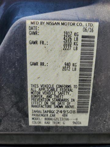 Photo 11 VIN: 1N4AL3AP8GC249508 - NISSAN ALTIMA 2.5 