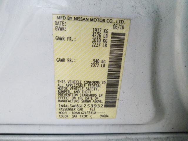 Photo 9 VIN: 1N4AL3AP8GC253932 - NISSAN ALTIMA 2.5 