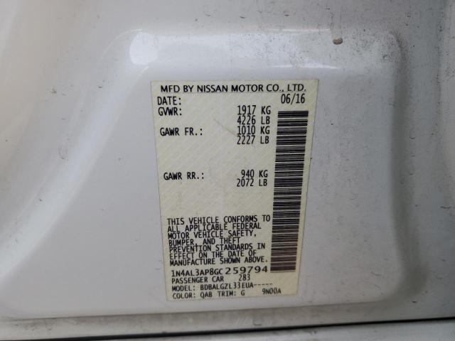 Photo 11 VIN: 1N4AL3AP8GC259794 - NISSAN ALTIMA 