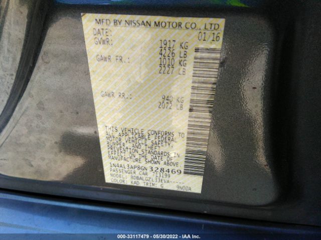 Photo 8 VIN: 1N4AL3AP8GN328469 - NISSAN ALTIMA 