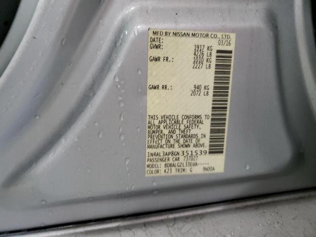 Photo 11 VIN: 1N4AL3AP8GN351539 - NISSAN ALTIMA 2.5 