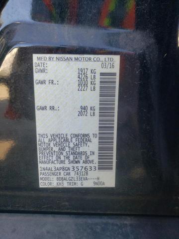 Photo 11 VIN: 1N4AL3AP8GN357633 - NISSAN ALTIMA 2.5 