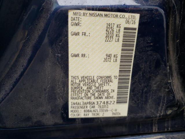 Photo 11 VIN: 1N4AL3AP8GN374822 - NISSAN ALTIMA 2.5 