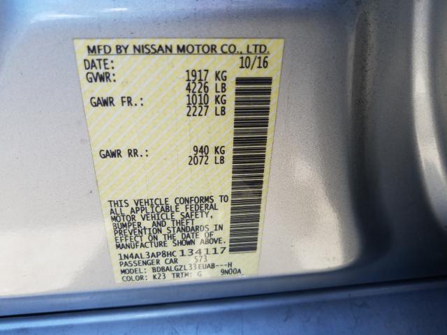 Photo 9 VIN: 1N4AL3AP8HC134117 - NISSAN ALTIMA 2.5 