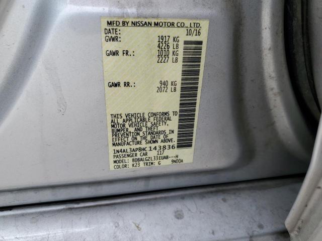 Photo 11 VIN: 1N4AL3AP8HC143836 - NISSAN ALTIMA 2.5 