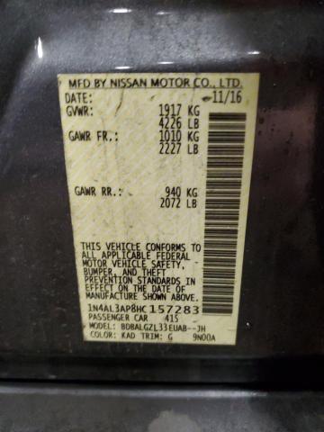 Photo 12 VIN: 1N4AL3AP8HC157283 - NISSAN ALTIMA 2.5 