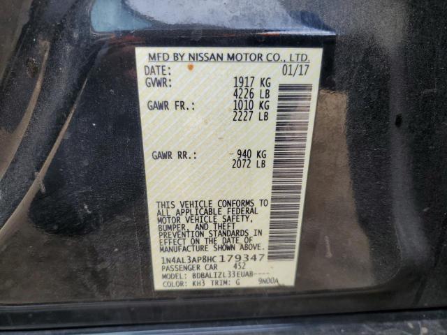 Photo 11 VIN: 1N4AL3AP8HC179347 - NISSAN ALTIMA 