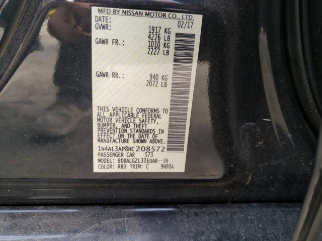 Photo 9 VIN: 1N4AL3AP8HC208572 - NISSAN ALTIMA 2.5 