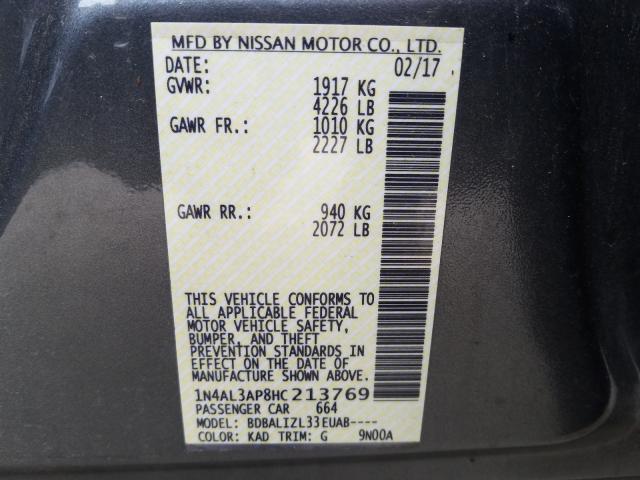 Photo 9 VIN: 1N4AL3AP8HC213769 - NISSAN ALTIMA 2.5 