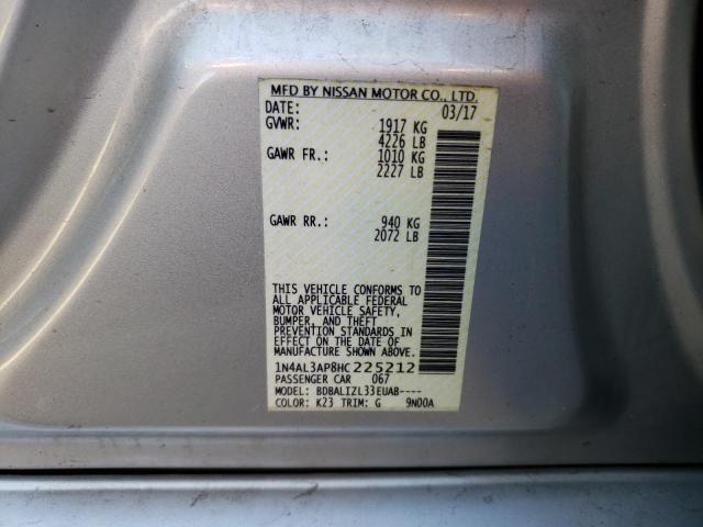 Photo 11 VIN: 1N4AL3AP8HC225212 - NISSAN ALTIMA 2.5 