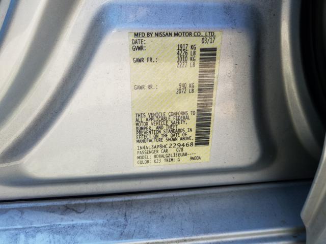 Photo 9 VIN: 1N4AL3AP8HC229468 - NISSAN ALTIMA 2.5 