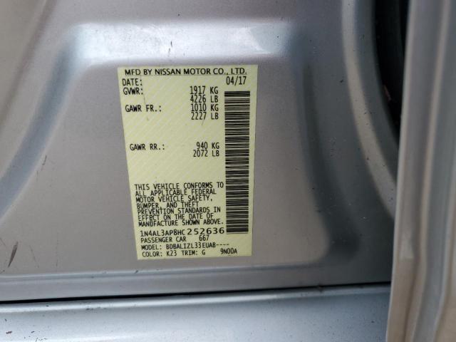 Photo 12 VIN: 1N4AL3AP8HC252636 - NISSAN ALTIMA 2.5 