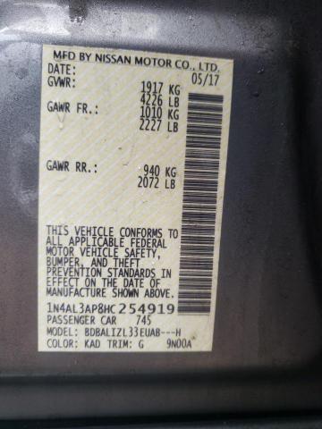 Photo 11 VIN: 1N4AL3AP8HC254919 - NISSAN ALTIMA 