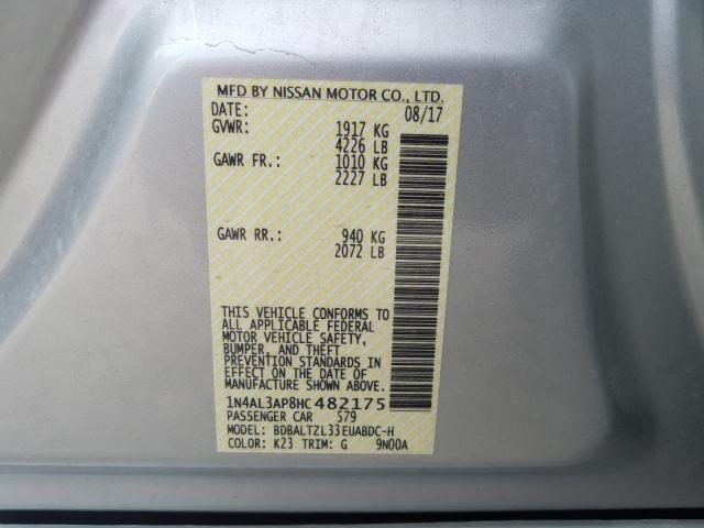 Photo 9 VIN: 1N4AL3AP8HC482175 - NISSAN ALTIMA 2.5 