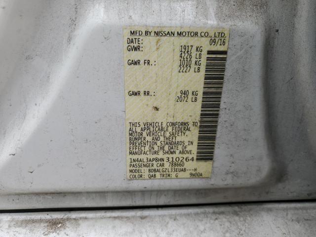 Photo 11 VIN: 1N4AL3AP8HN310264 - NISSAN ALTIMA 