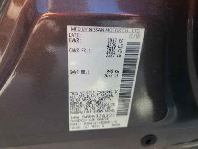 Photo 9 VIN: 1N4AL3AP8HN326321 - NISSAN ALTIMA 2.5 