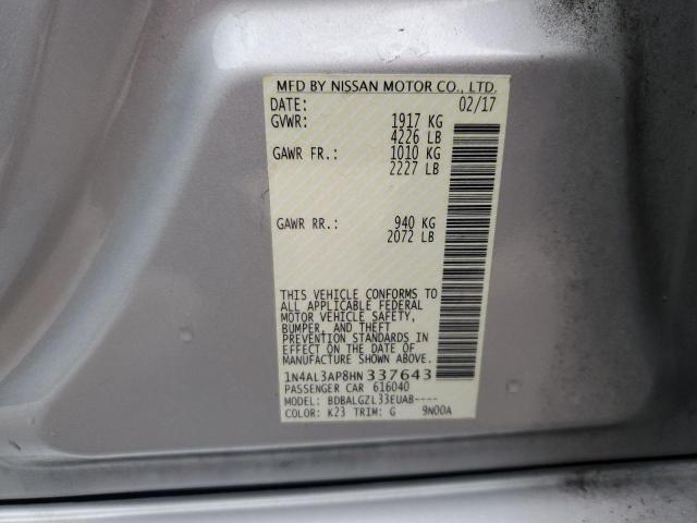 Photo 12 VIN: 1N4AL3AP8HN337643 - NISSAN ALTIMA 