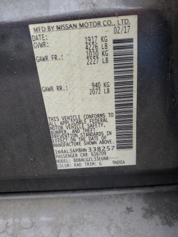 Photo 11 VIN: 1N4AL3AP8HN338257 - NISSAN ALTIMA 2.5 