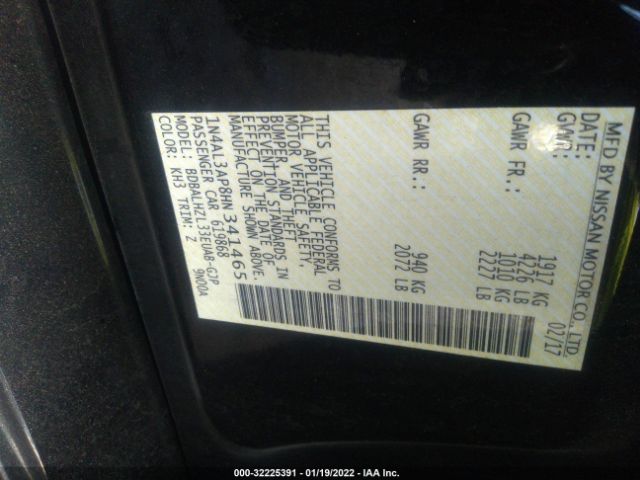 Photo 8 VIN: 1N4AL3AP8HN341465 - NISSAN ALTIMA 