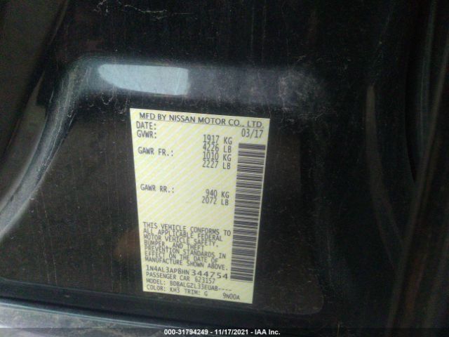 Photo 8 VIN: 1N4AL3AP8HN344754 - NISSAN ALTIMA 