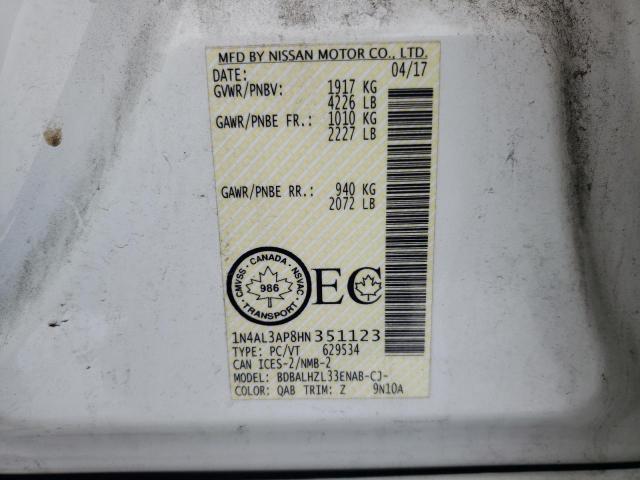 Photo 11 VIN: 1N4AL3AP8HN351123 - NISSAN ALTIMA 2.5 