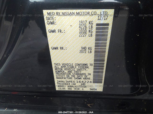 Photo 8 VIN: 1N4AL3AP8JC164224 - NISSAN ALTIMA 